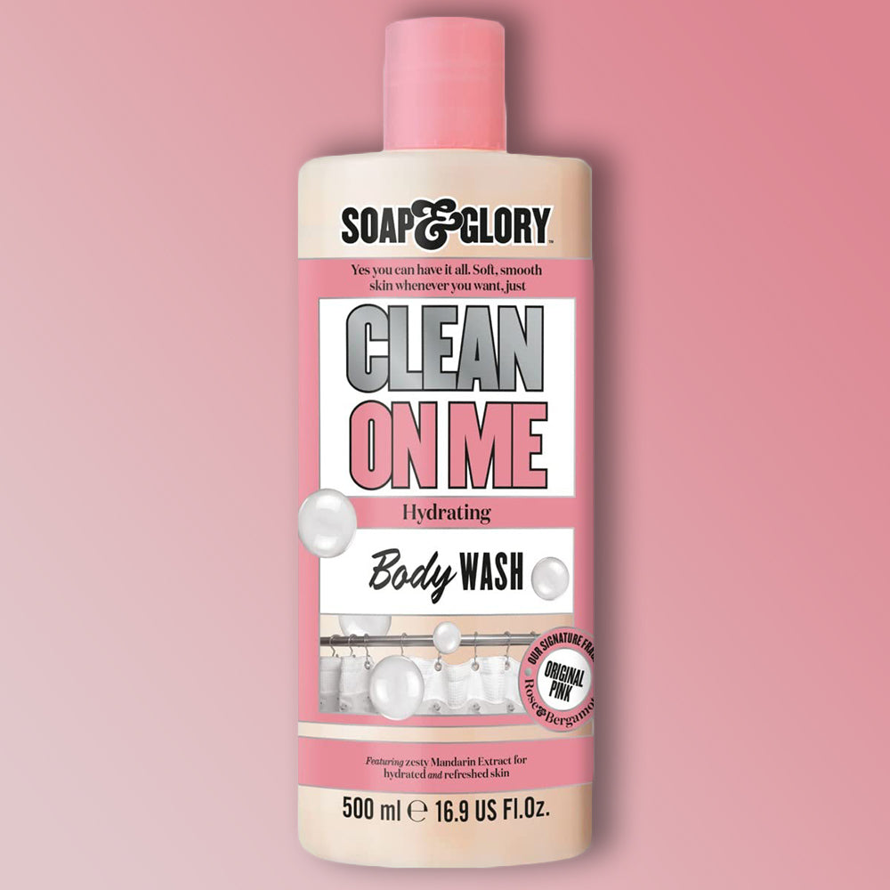 Soap & Glory "Clean On Me" drėkinantis kūno prausiklis, 500ml