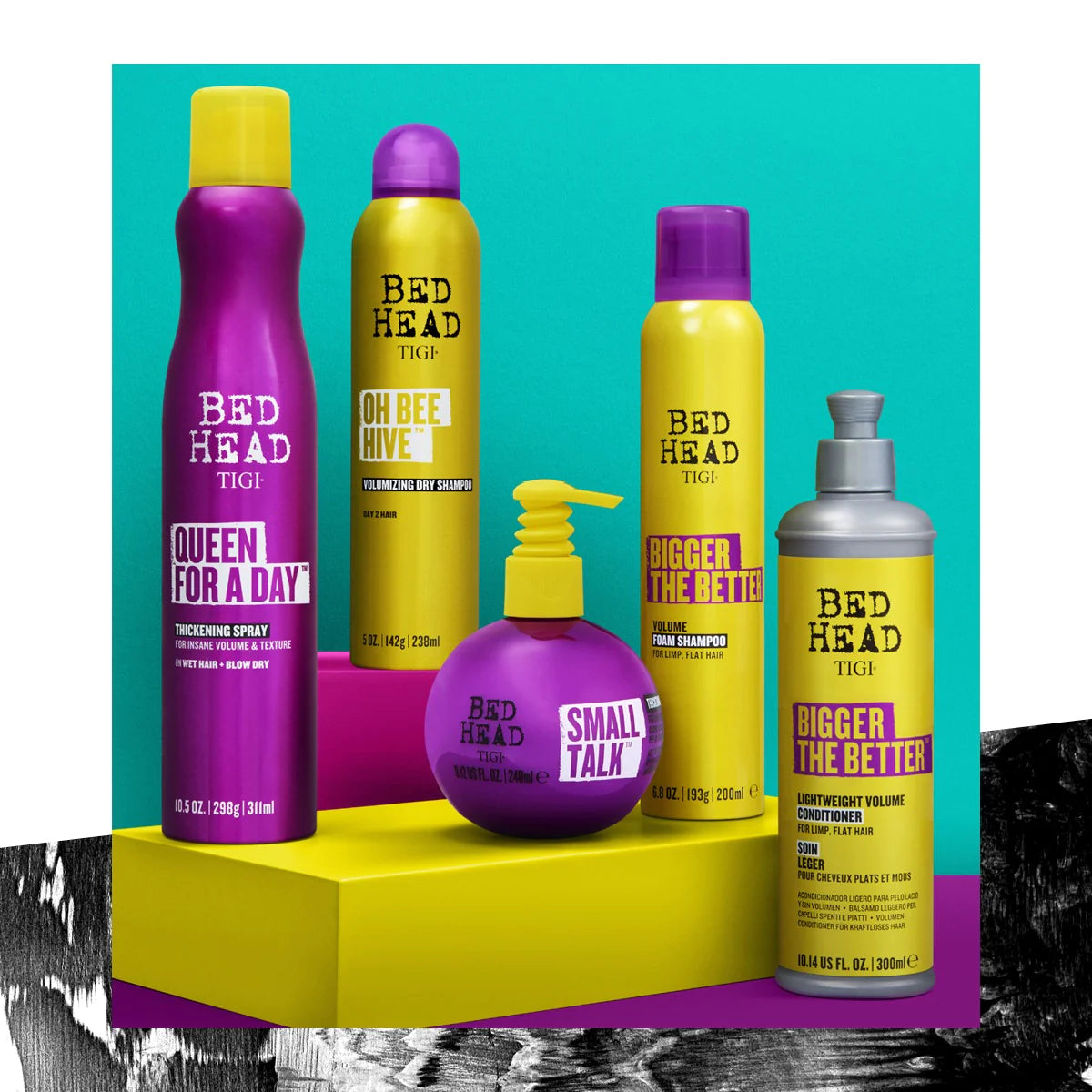 Tigi Bed Head "Queen For A Day" apimties suteikiantis plaukų purškiklis, 311ml