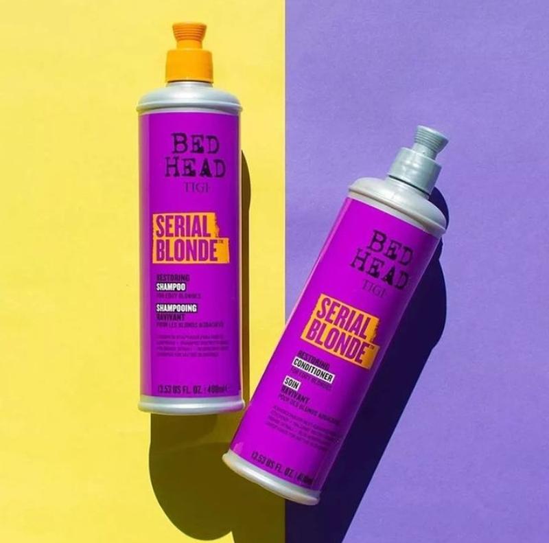 Tigi Bed Head "Serial Blonde" tonuojantis šampūnas, 400ml