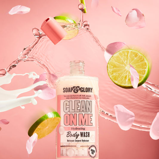 Soap & Glory "Clean On Me" drėkinantis kūno prausiklis, 500ml