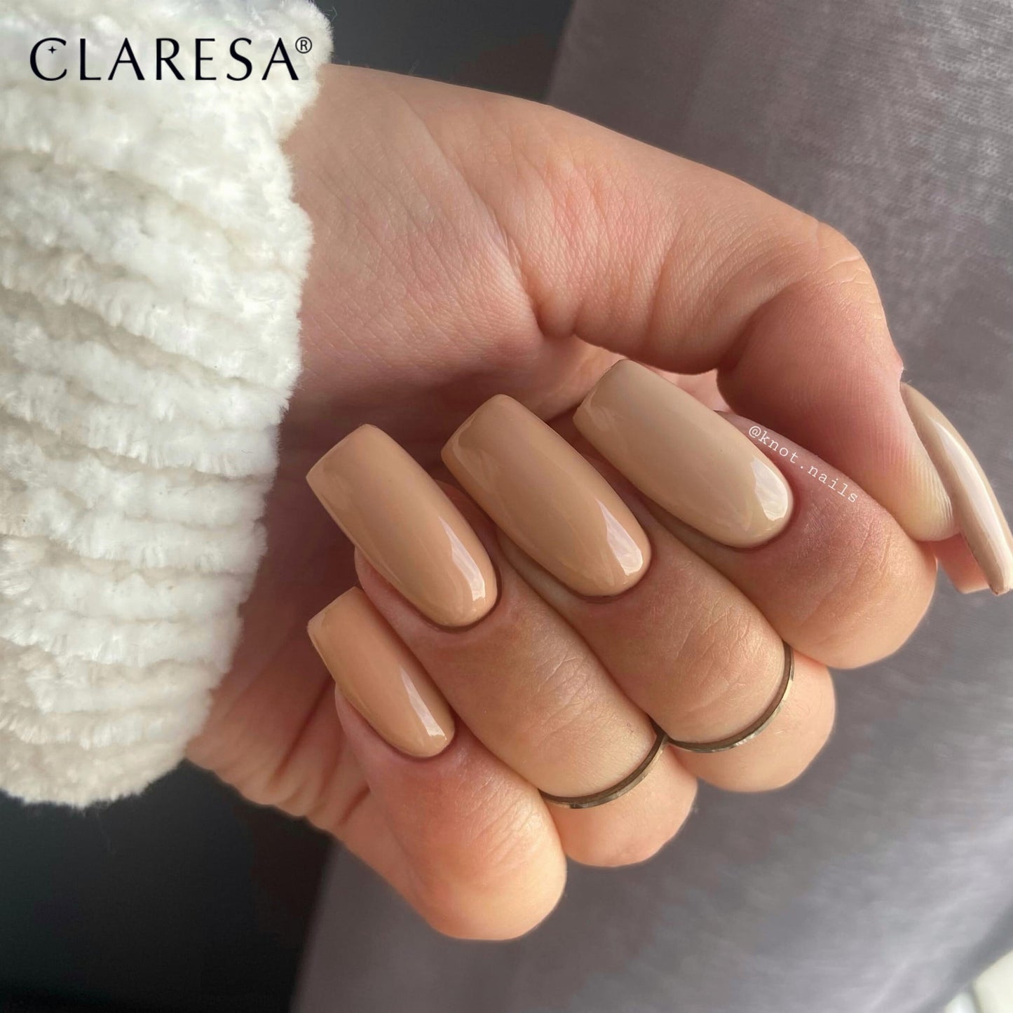 Claresa 07 "Perfect Nude" UV nagų lakas, 5ml