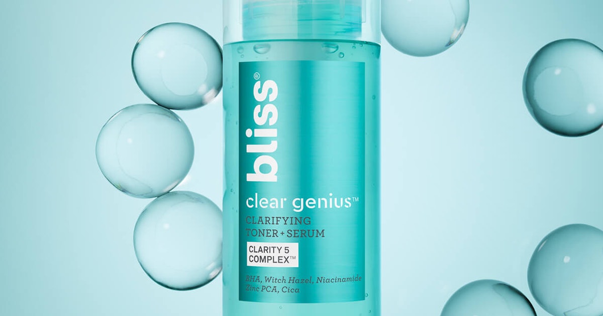 Bliss "Clarifying Acne Treatment" duetas. Tonikas + serumas viename, 130ml