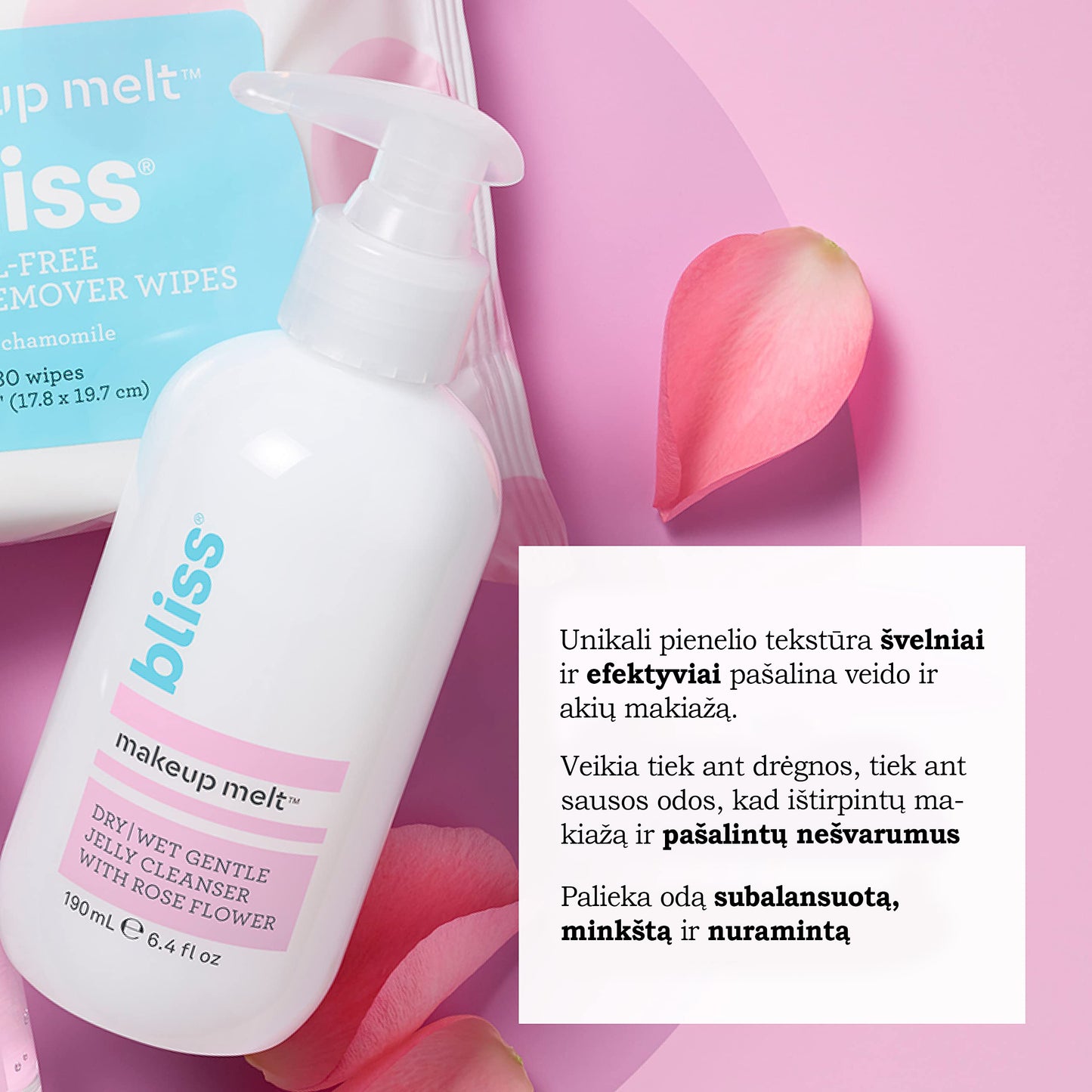 Bliss "Makeup Melt"  akių makiažo valiklis, 190ml