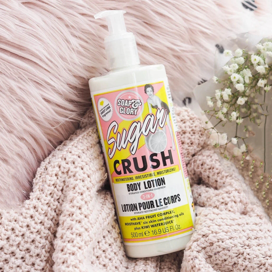 Soap & Glory "Sugar Crush 3-in-1"  kūno losjonas, 500ml