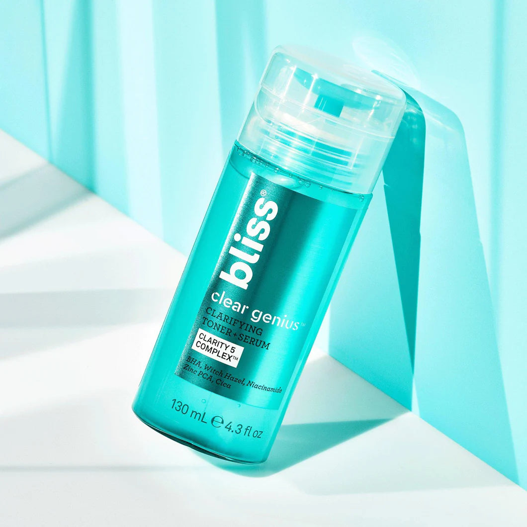 Bliss "Clarifying Acne Treatment" duetas. Tonikas + serumas viename, 130ml