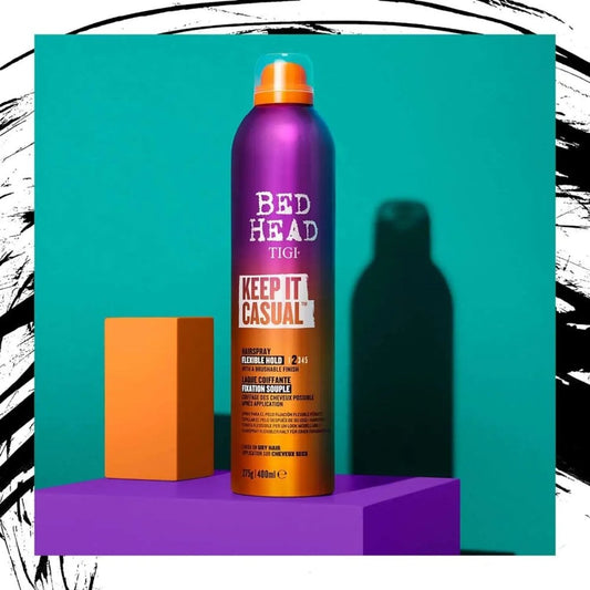 Tigi Bed Head "Keep It Casual" lengvos fiksacijos plaukų lakas, 400ml