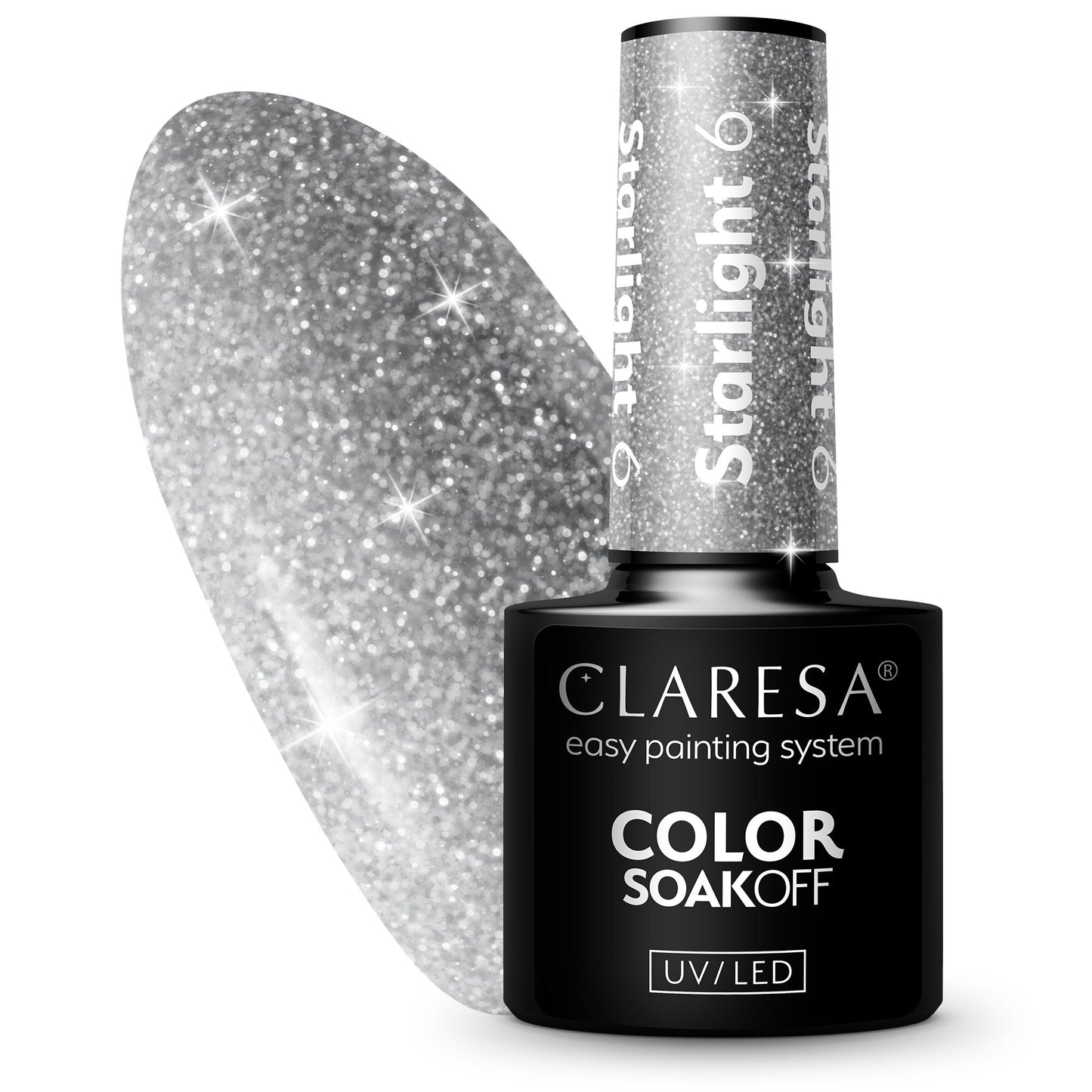 Claresa "Starlight 6" UV nagų lakas, 5ml