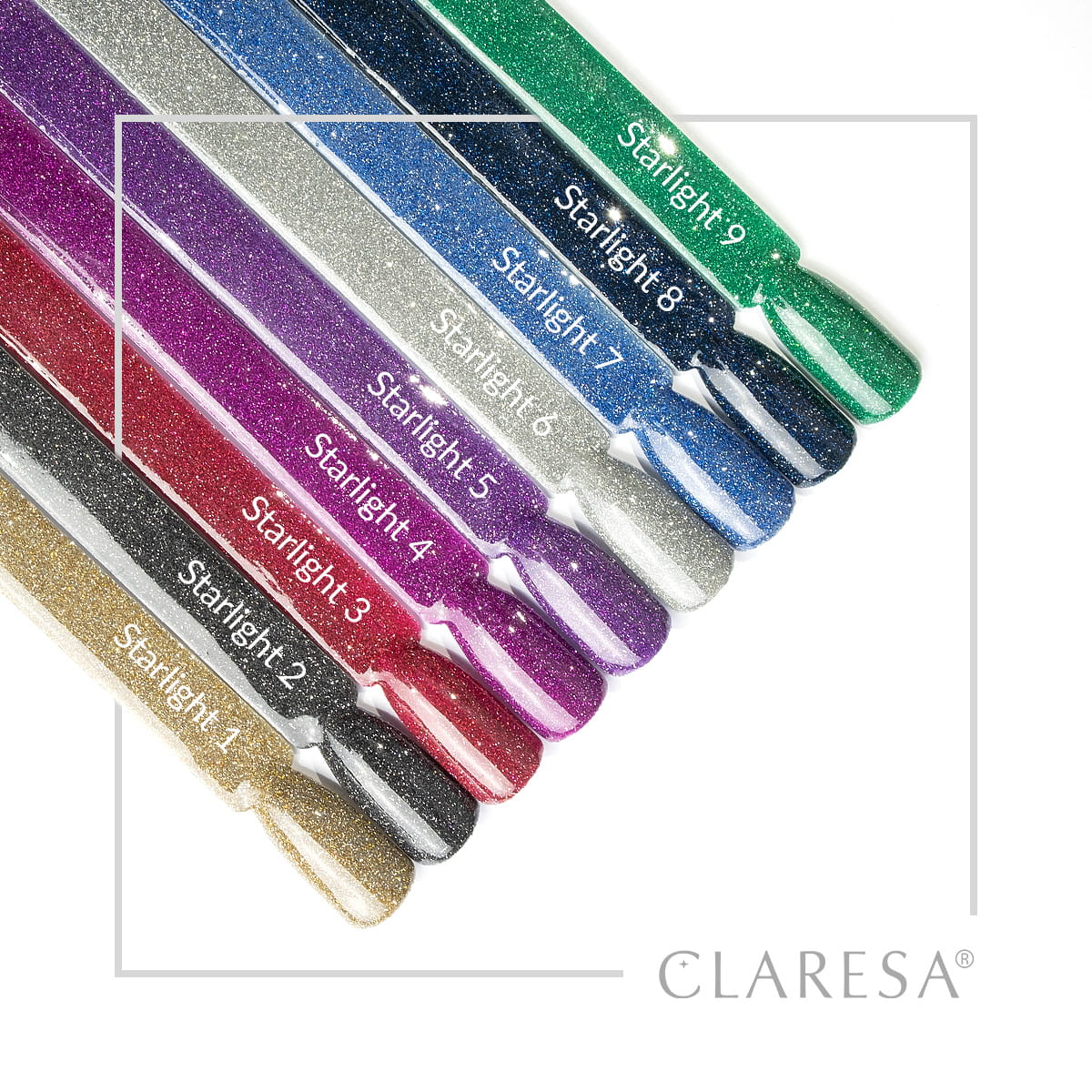 Claresa "Starlight 1" UV nagų lakas, 5ml